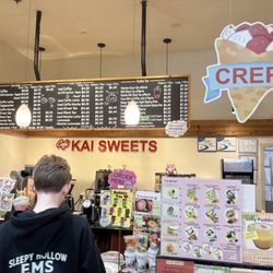 KAI Sweets Cafe - Menu offers a variety of Hot/Iced Drinks and Bubble Teas