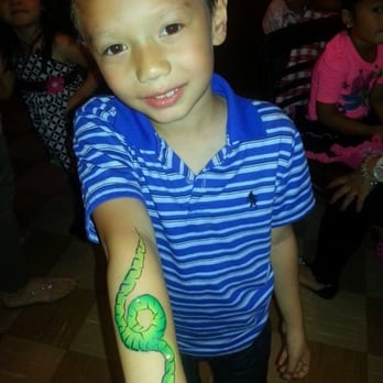 Face n Body Art - My nephew loved his 'tatoo' :) - Party & Event Planning Near Me Face n Body Art - My nephew loved his 'tatoo' :) - Party & Event Planning Near Me