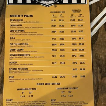 Gino's East - South Loop - Pizza Near Me - Chicago, Illinois