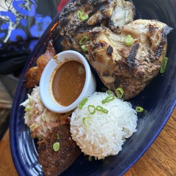 Hula's Island Grill - Jerk chicken plate - Asian Fusion Near Me - Monterey, California Hula's Island Grill - Jerk chicken plate - Asian Fusion Near Me - Monterey, California