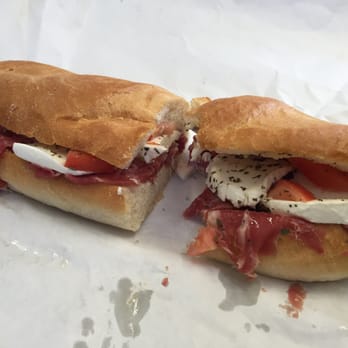 Palma's Bakery - Bella panino - prosciutto, fresh mozz, tomato, and oregano. Always on freshly baked bread. Delicious! - Delis Near Me - Worcester, Massachusetts