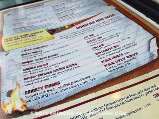 Menu photo 6 Elgin Street Diner Ottawa, ON