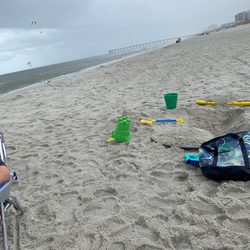 Public Beach Access - Beach north of the Jacksonville Pier. Near Hampton Inn, by Hilton
