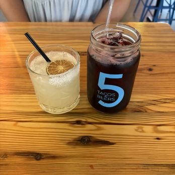 5 Tacos & Beer - Margarita Agua de Jamaica - Mexican Near Me - Sacramento, California 5 Tacos & Beer - Margarita Agua de Jamaica - Mexican Near Me - Sacramento, California