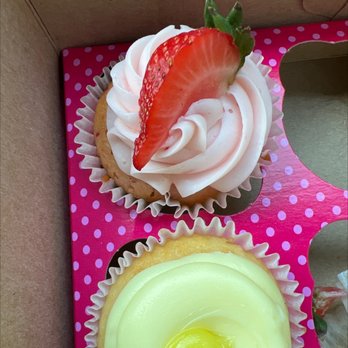 Smallcakes North Druid Hills - Strawberry & Lemon Drop Cupcake - Desserts Near Me - Atlanta, Georgia Smallcakes North Druid Hills - Strawberry & Lemon Drop Cupcake - Desserts Near Me - Atlanta, Georgia