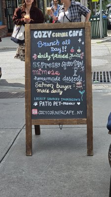 Menu photo 5 Cozy Corner Cafe Cold Spring, NY