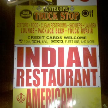 Antelope Truck Stop Pronghorn - Sign at entrance of Truck Stop - Indian Near Me - Burns, Wyoming