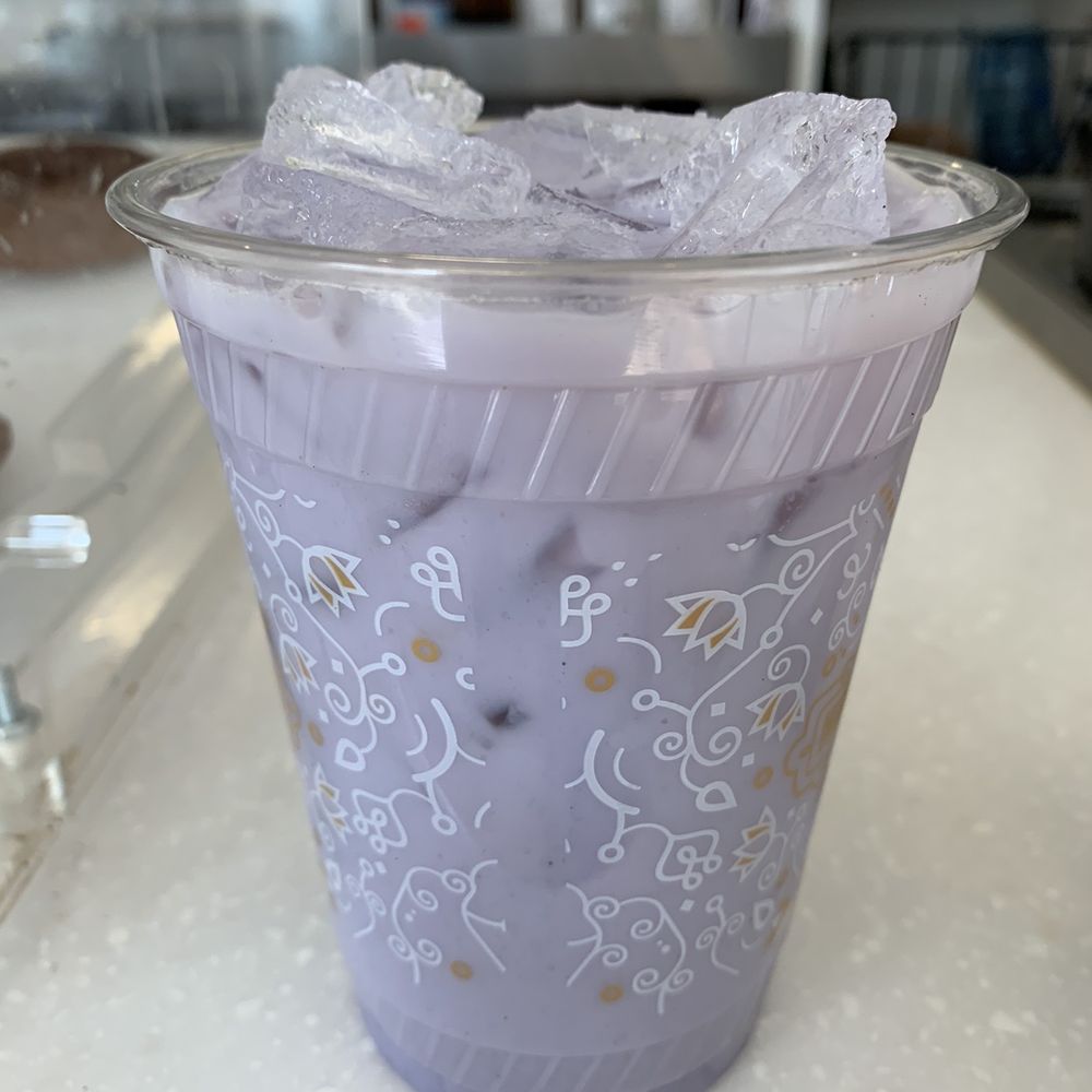 Taro Iced Latte Taro Iced Latte