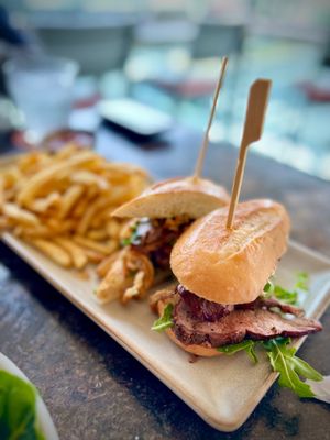 Photo of Saint & Second - Long Beach, CA, US. Smoked Tri-tip sandwich