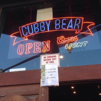 The Cubby Bear - No backpacks is ridiculous. - Sports Bars Near Me - Chicago, Illinois The Cubby Bear - No backpacks is ridiculous. - Sports Bars Near Me - Chicago, Illinois