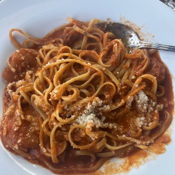 Rocca Cafe Lounge - Linguini and Gamberi Scampi - Turkish Near Me - Brooklyn, New York