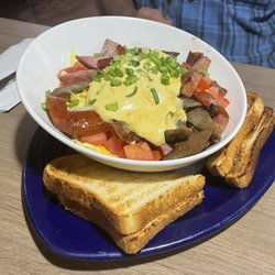 Ricky's All Day Grill - A meat-lovers breakfast bowl