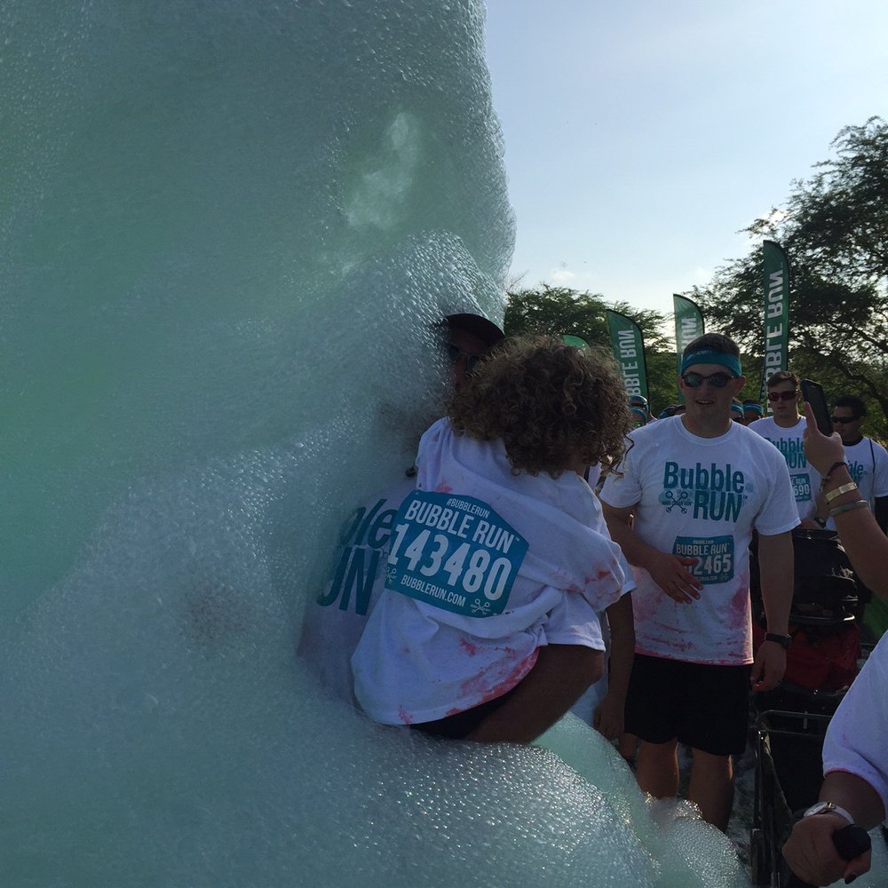 Bubble Run Hawaii - Bubble pit too deep for shorties - Races & Competitions Near Me