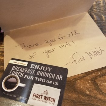 First Watch - So sweet of the owner - Breakfast & Brunch Near Me - Round Rock, Texas First Watch - So sweet of the owner - Breakfast & Brunch Near Me - Round Rock, Texas