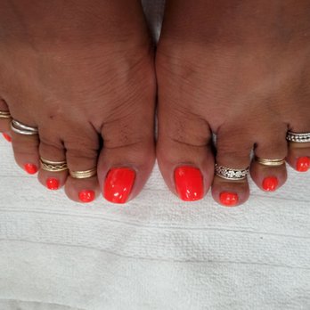 On LA Nails - P60 Bright Neon Orange - Nail Salons Near Me - Los Angeles, California On LA Nails - P60 Bright Neon Orange - Nail Salons Near Me - Los Angeles, California