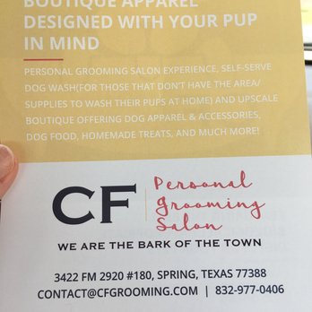 CF Personal Grooming Salon - Pet Groomers Near Me - Spring, Texas