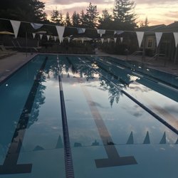 La Madrona Athletic Club - Lap pool in the morning.