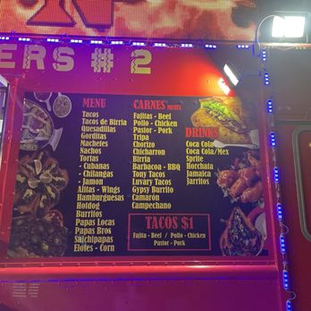 Tacos Los Brothers #2 - Menu 3/15/25 - Food Trucks Near Me - Houston, Texas Tacos Los Brothers #2 - Menu 3/15/25 - Food Trucks Near Me - Houston, Texas
