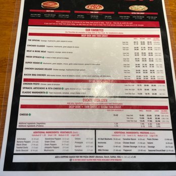 Giordano's - Menu - Salad Near Me - Las Vegas, Nevada