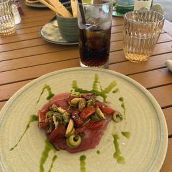 Lulio - Tuna Carpaccio - Mediterranean Near Me - Santa Barbara, California