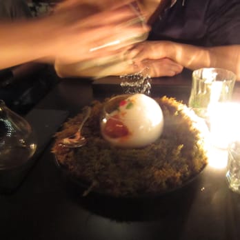 BarChef - Pouring the liquid over the moss. Cool presentation. Used a elegant tea pot. - Lounges Near Me - Toronto, Ontario BarChef - Pouring the liquid over the moss. Cool presentation. Used a elegant tea pot. - Lounges Near Me - Toronto, Ontario