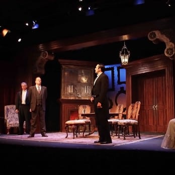 Hampton Theatre Company - "An Inspector Calls" by J.B. Priestly. October, 2015. Photo: Tom Kochie - Performing Arts Near Me - Quogue, New York Hampton Theatre Company - "An Inspector Calls" by J.B. Priestly. October, 2015. Photo: Tom Kochie - Performing Arts Near Me - Quogue, New York