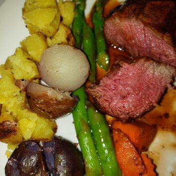 The Chalkboard Kitchen + Bar - 8 oz filet - New American Near Me - Tulsa, Oklahoma