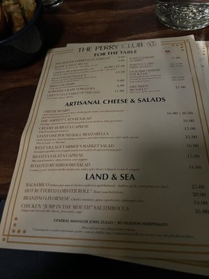 Menu photo 8 The Perry Club New York, NY Menu photo 8 The Perry Club New York, NY