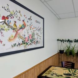 Cantonese Gourmet East - Needlepoint on the wall