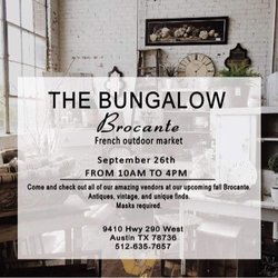 The Bungalow - Happening this Saturday! Numerous vendors, food truck, music!