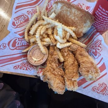Raising Cane's Chicken Fingers - the 3 finger combo - Chicken Shop Near Me - Vacaville, California
