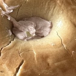 Tim Hortons - A booger. In the bagel cream cheese.