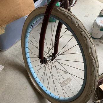 Sprocket Cycles - The front wheel tire was flat. - Bikes Near Me - Redondo Beach, California Sprocket Cycles - The front wheel tire was flat. - Bikes Near Me - Redondo Beach, California