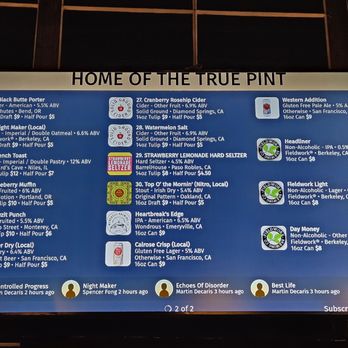 Park Station - Beer list - Beer Gardens Near Me - Alameda, California