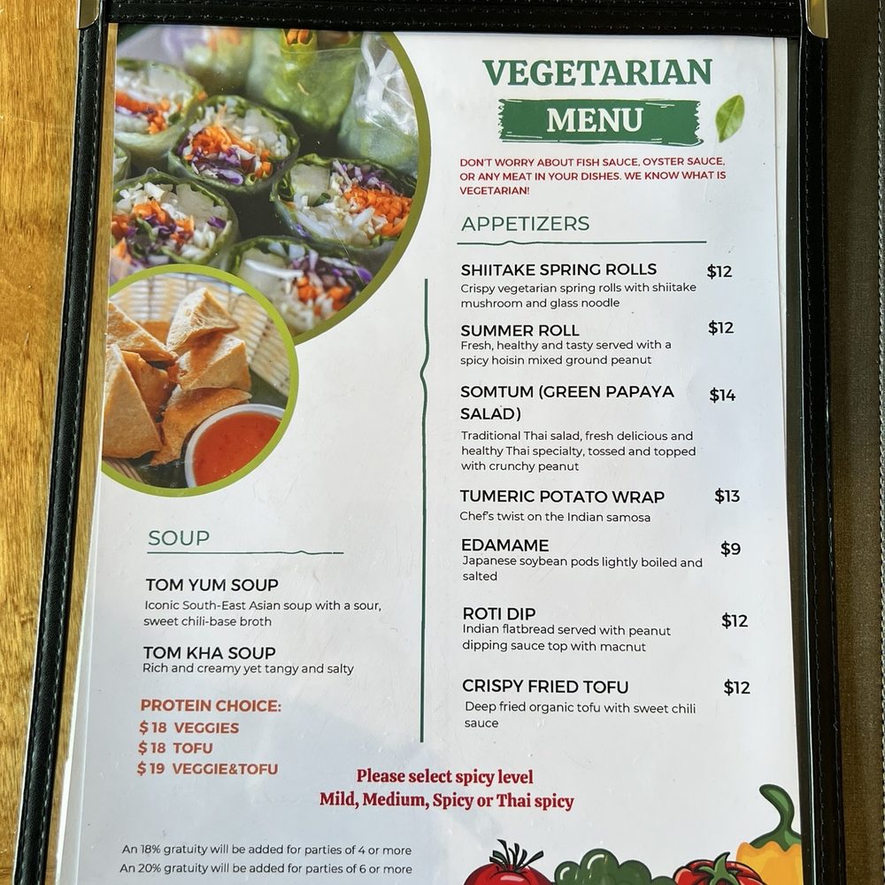 Veg menu Veg menu