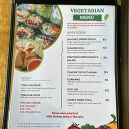 Veg menu Veg menu