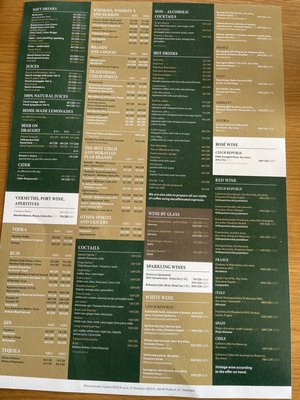 Menu photo 1 Kolkovna Dock Prague, PR