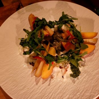 Lilian's - Stone Fruit with Cheese Salad - Seafood Near Me - Rancho Santa Fe, California Lilian's - Stone Fruit with Cheese Salad - Seafood Near Me - Rancho Santa Fe, California