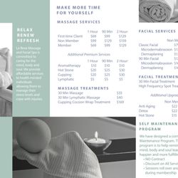 Le Reve Massage & Facial Spa