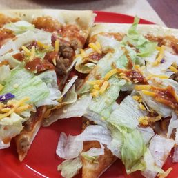 a plate of food with lettuce and cheese a plate of food with lettuce and cheese
