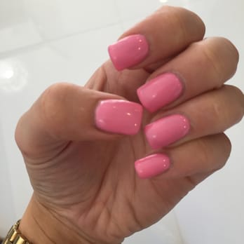 7 Nail Spa - square shaped gel acrylic fill - Nail Salons Near Me - Santa Rosa, California