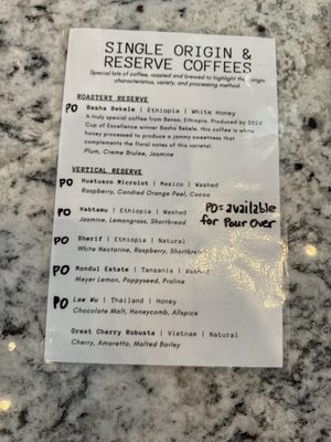 Menu photo 3 Coffeebar Reno, NV