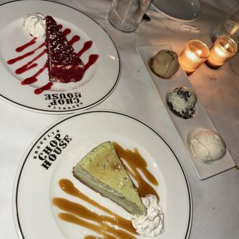 Brooklyn Chop House - Red velvet cake, pistachio cheesecake, ice cream sampler - Dim Sum Near Me - New York, New York