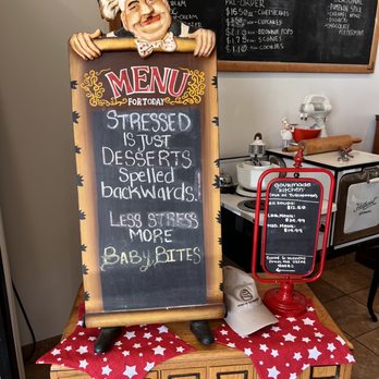Pastry Art Bake Shoppe - a menu on a chalkboard - Bakeries Near Me - Birmingham, Alabama Pastry Art Bake Shoppe - a menu on a chalkboard - Bakeries Near Me - Birmingham, Alabama