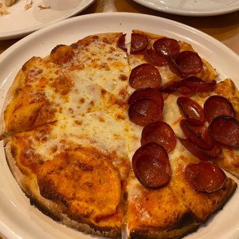 matchbox - Half cheese, half pepperoni. - Pizza Near Me - Rockville, Maryland