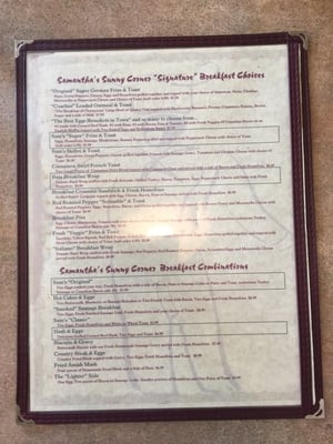 Menu photo 4 Samantha's Sunny Corner Restaurant Canton, OH Menu photo 4 Samantha's Sunny Corner Restaurant Canton, OH