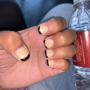 Vinny Nails - "Thin" French tips. It's the day after and it's always chipping off. - Nail Salons Near Me - Tucson, Arizona Vinny Nails - "Thin" French tips. It's the day after and it's always chipping off. - Nail Salons Near Me - Tucson, Arizona