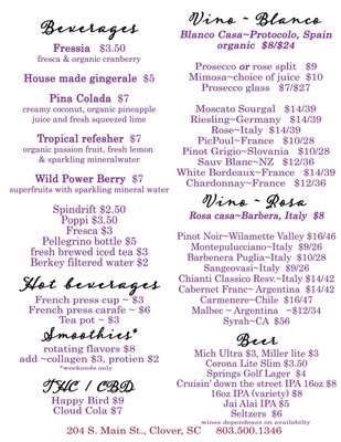 Menu photo 1 The Swirling Vine Clover, SC