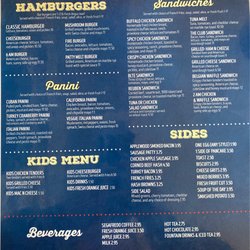 Texas Cafe Diner - Menu 4/4