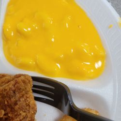Captain D's - Cheese & 6 macaroni noodles.